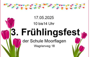 Frühlingsfest am 17. Mai von 10-14 Uhr