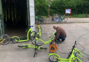 Start in die Rollersaison bei strahlendem Wetter