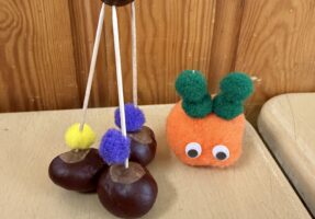 Kreativzeit in der GBS 🌰👾